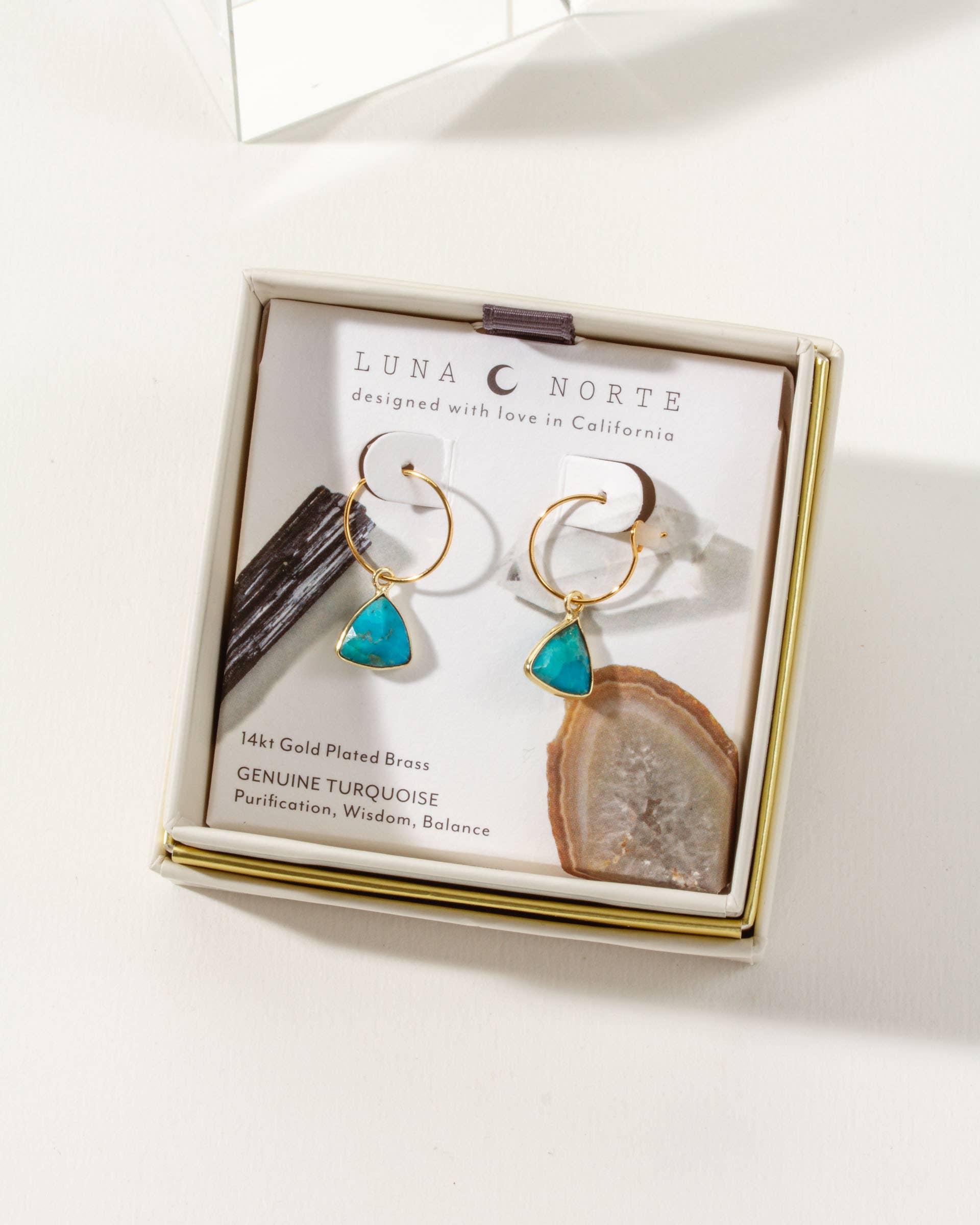 Turquoise Hoops