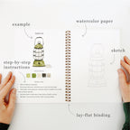 Camping Watercolor Book