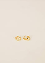 Ripple Gold Earrings