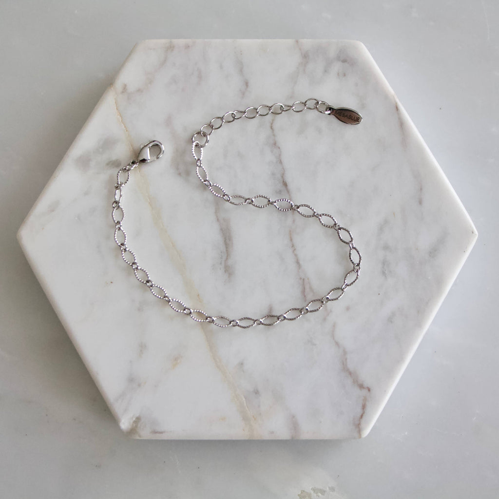 Textured Chain Bracelet