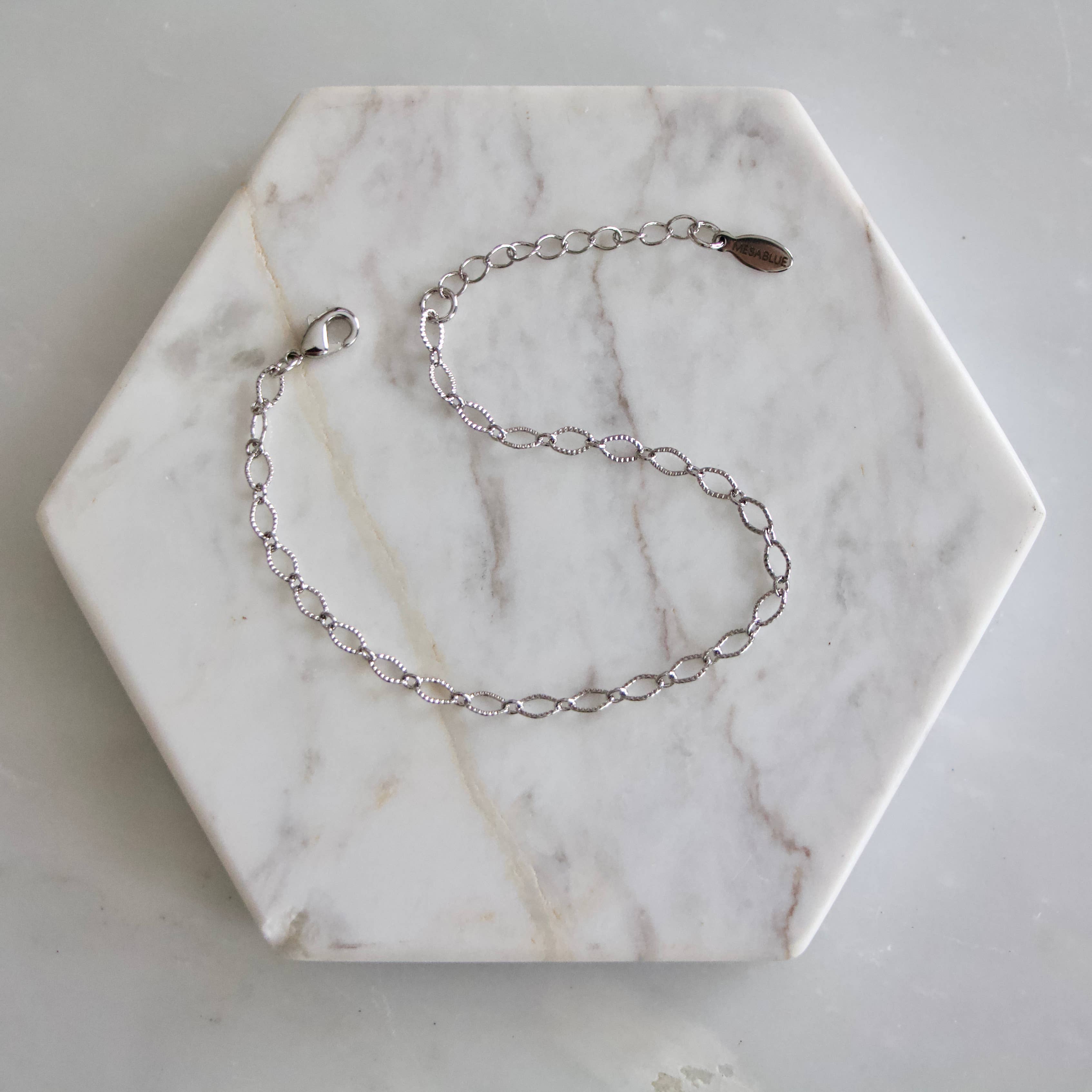Textured Chain Bracelet