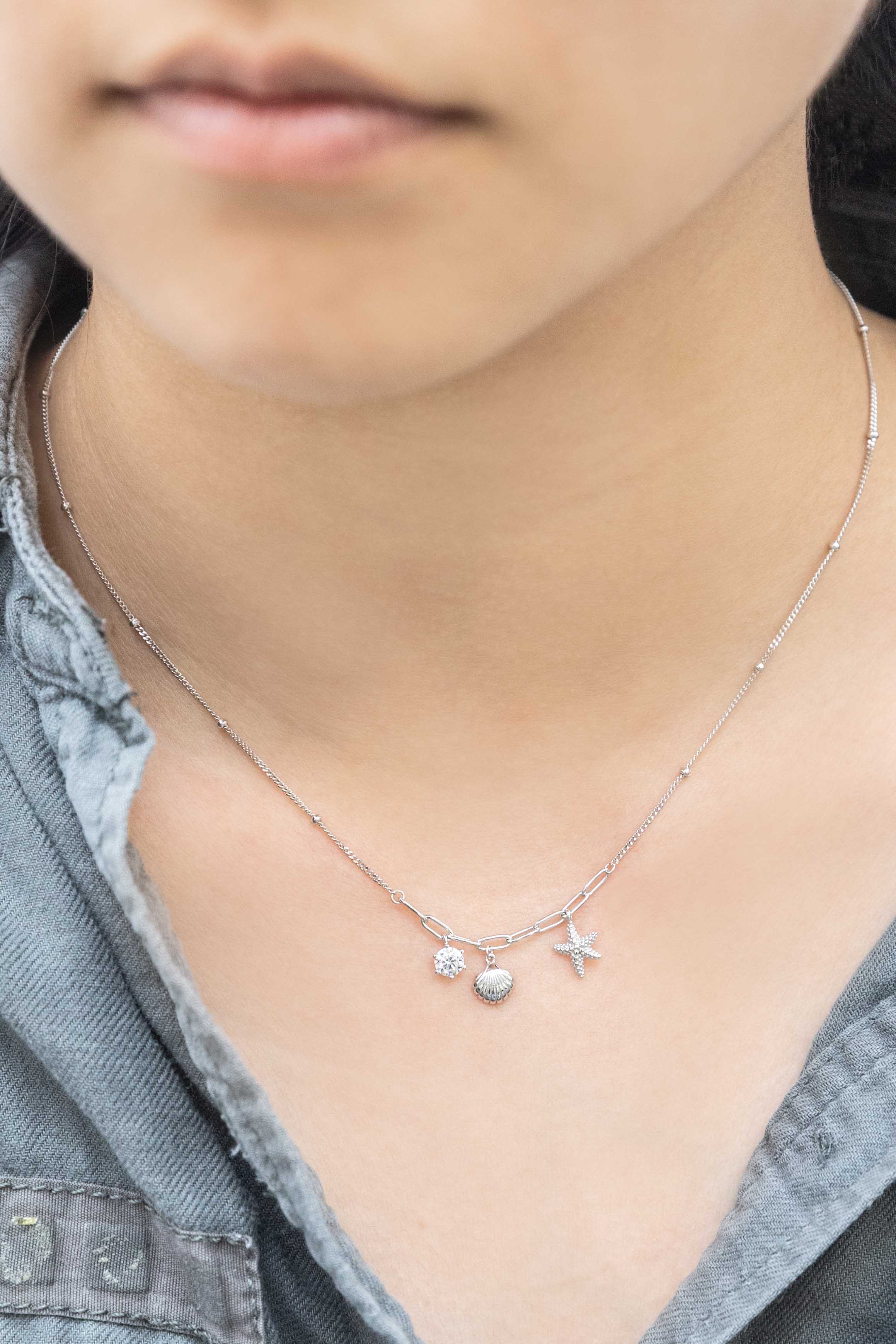 By The Sea Charm Necklace