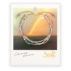 Optimism Mixed Media Bracelet