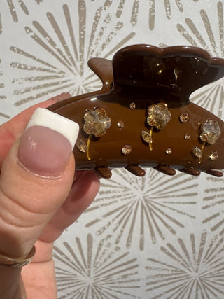 Elegant Flower Claw Clip - Simply Sunflowers