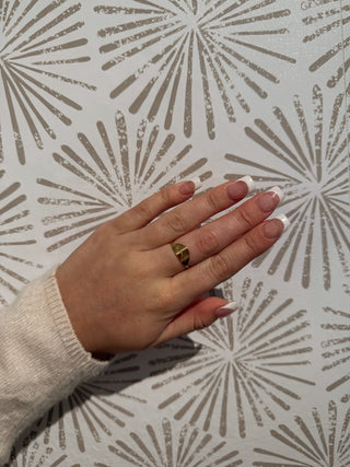 Engraved Moon Shine Ring - Simply Sunflowers