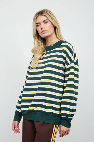 Evergreen Mockneck Sweatshirt - Simply Sunflowers
