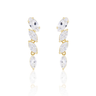 Evie CZ Earring - Simply Sunflowers