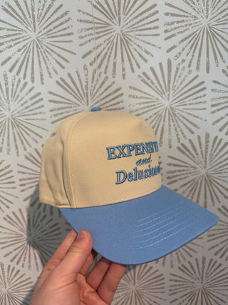 Expensive & Delusional Trucker Hat - Simply Sunflowers
