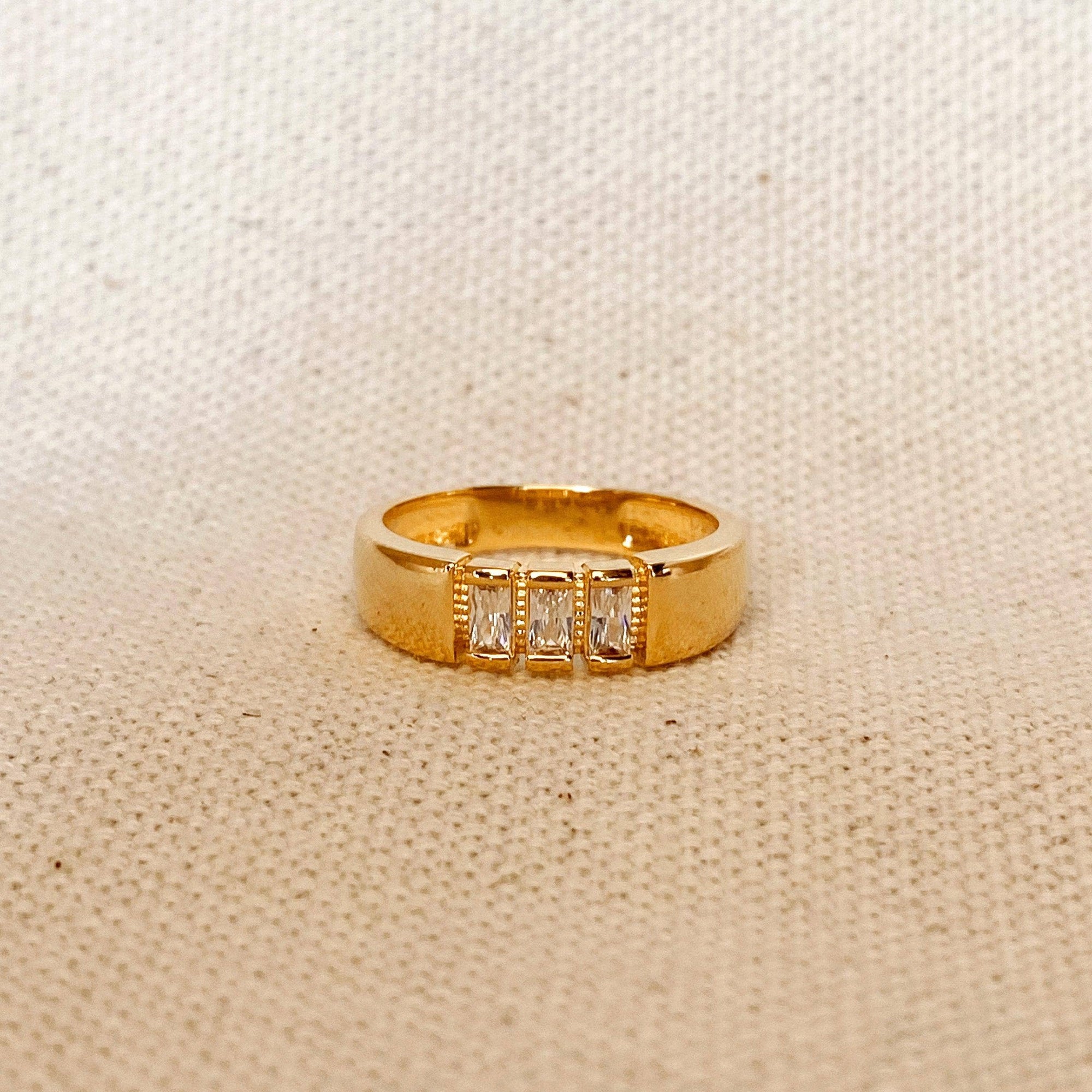 Cubic Zirconia Stone Ring