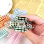 Plaid Claw Clip