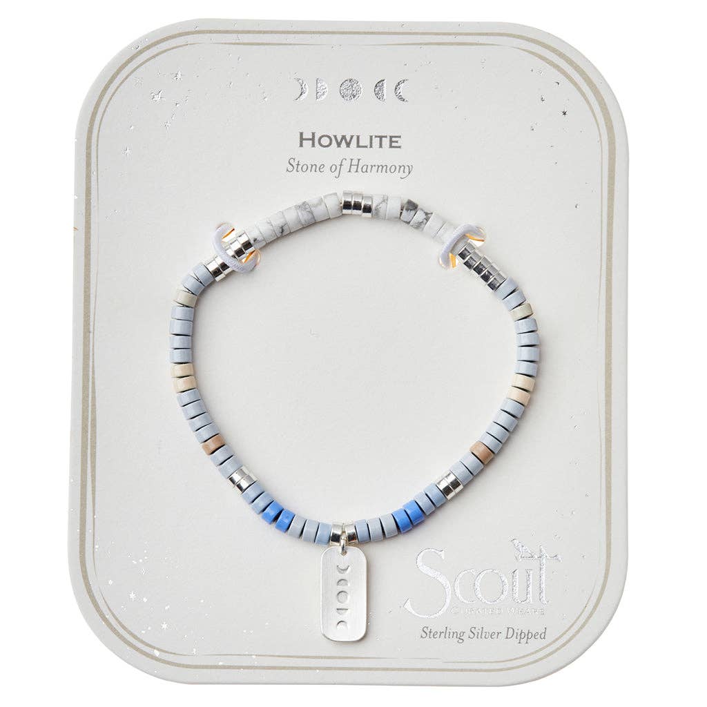Howlite Charm Bracelet