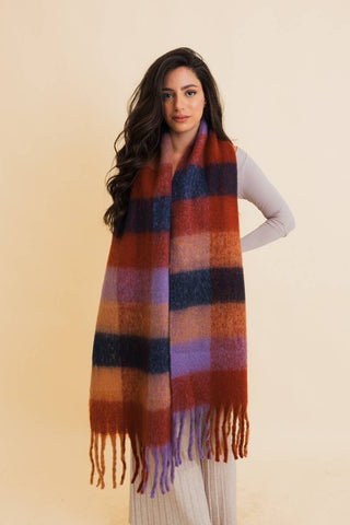 Playing with Plaid Winter Scarf