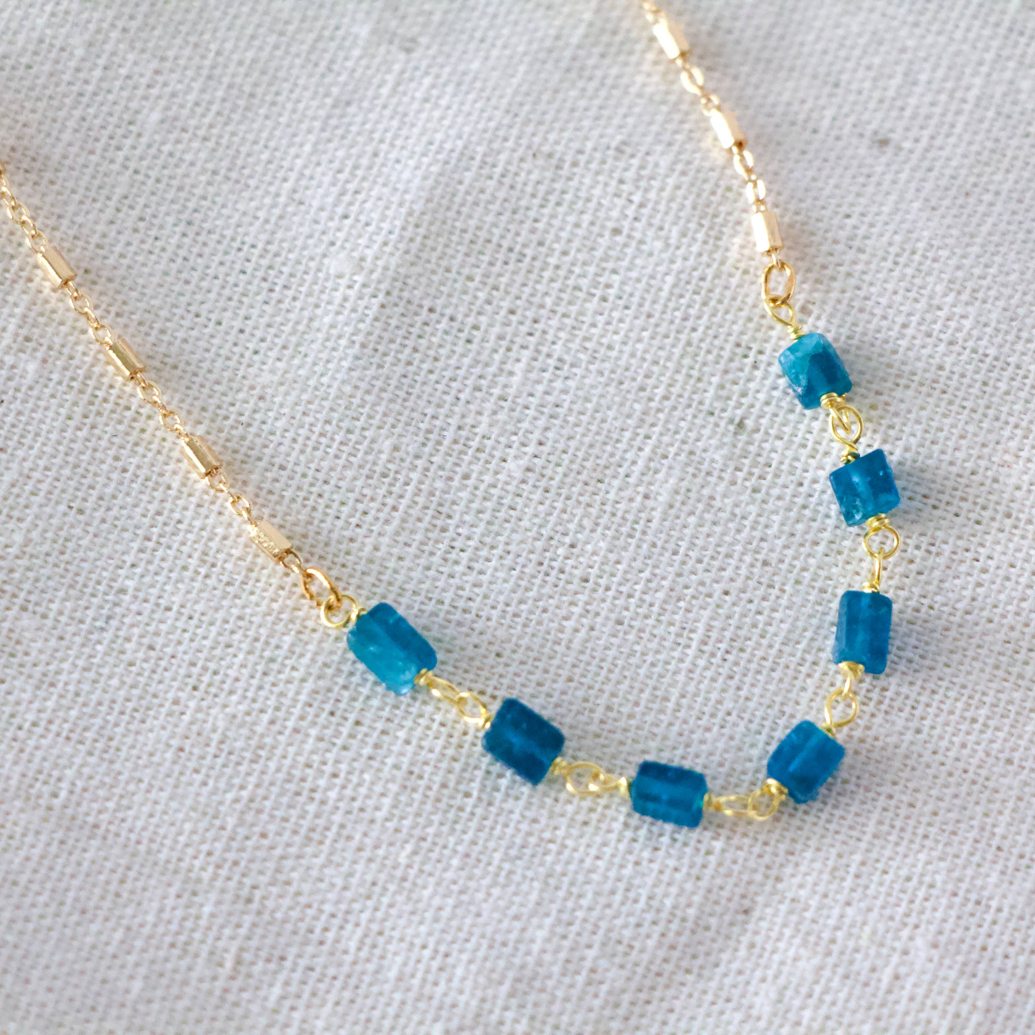 Apatite Chip Necklace
