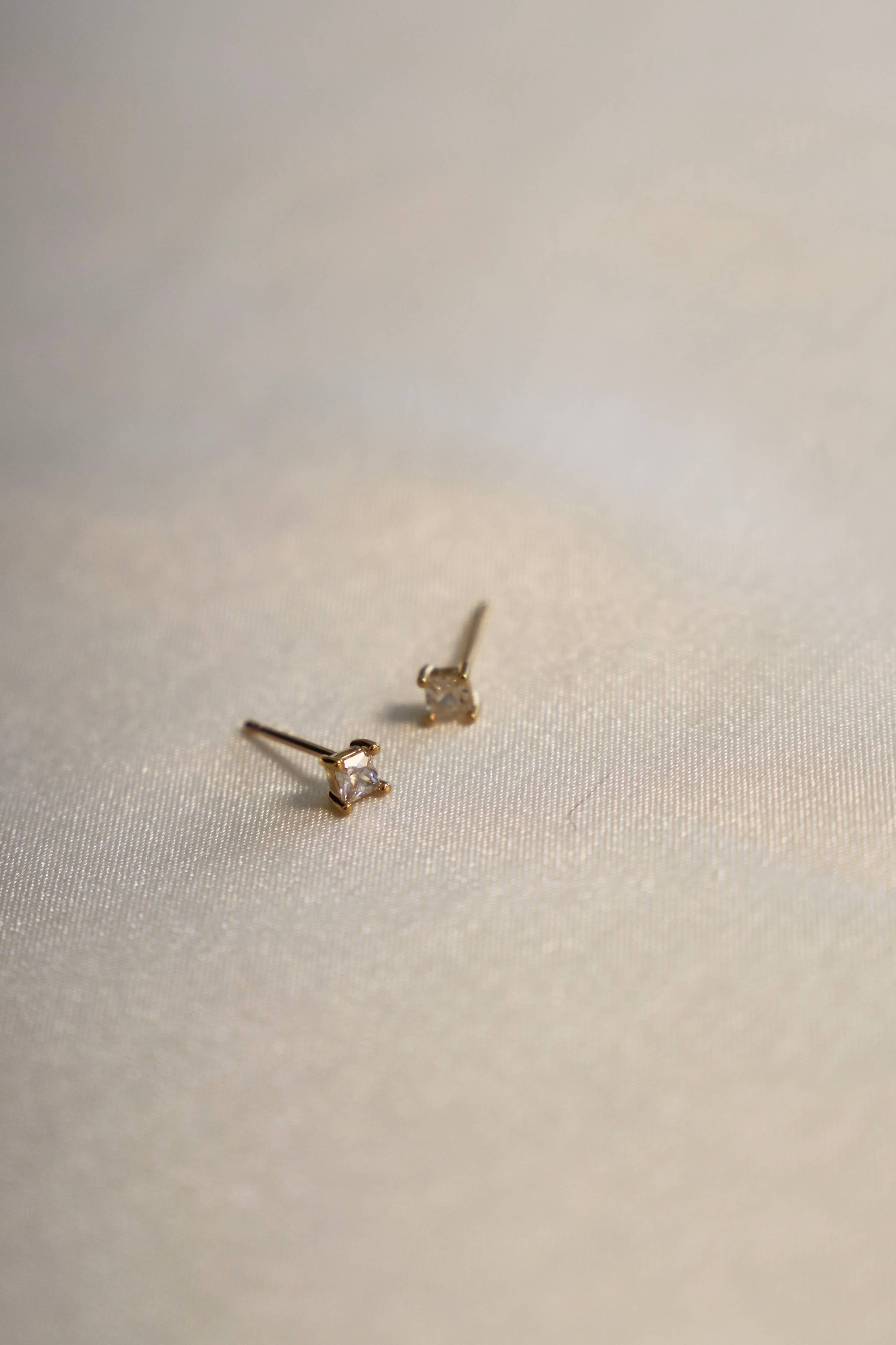 Diamond Stud Earrings