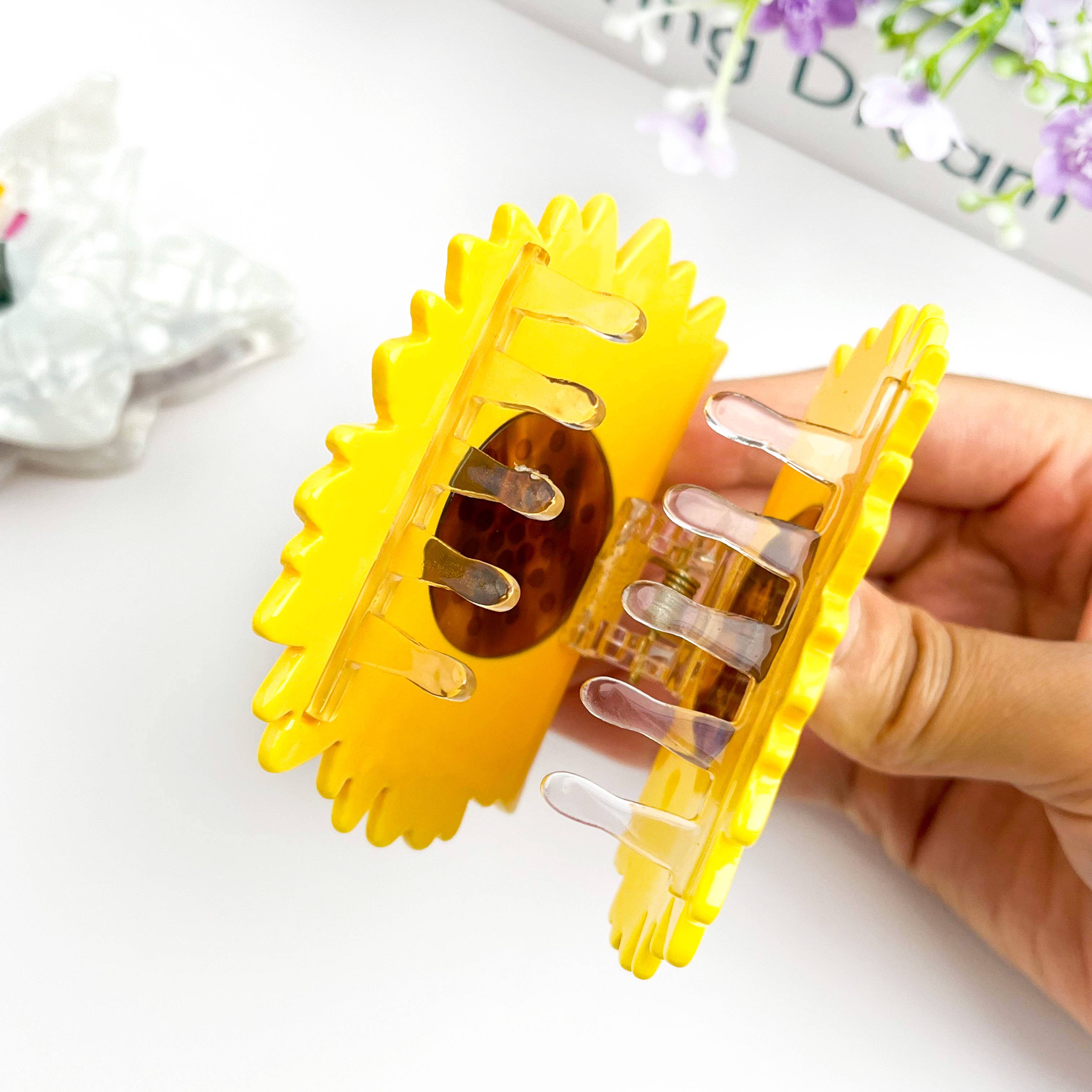 Sunflower Claw Clip