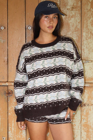 Fair Isle Sweater - Simply Sunflowers