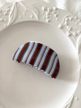 Fall Stripe Retro Hair Clips - Simply Sunflowers