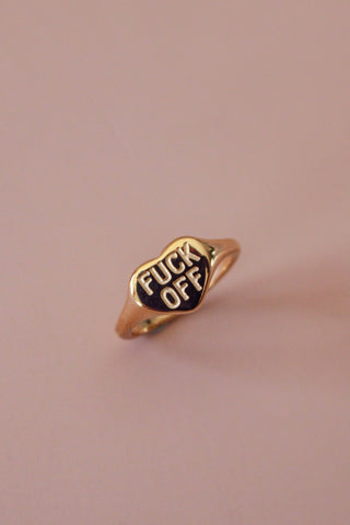 F*ck Off Heart Ring - Simply Sunflowers
