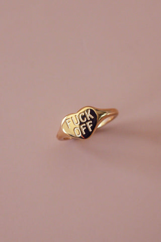 F*ck Off Heart Ring - Simply Sunflowers
