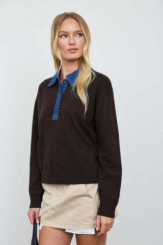 Sweater Denim Pullover