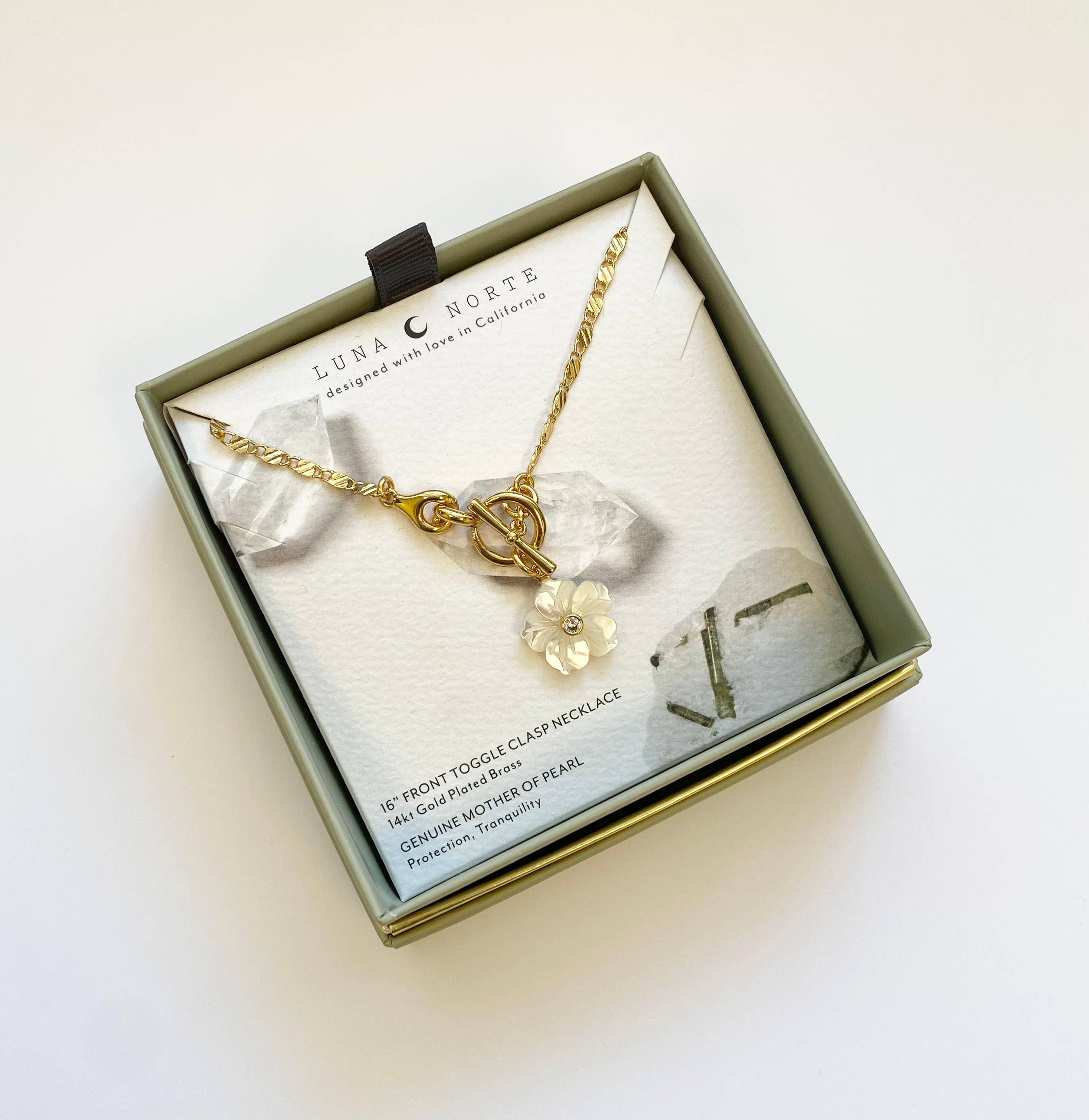 Tulum Flora Toggle Necklace