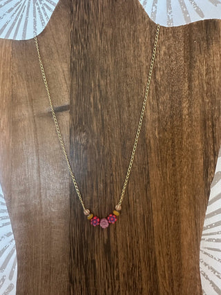 Flower Field Necklace - Simply Sunflowers