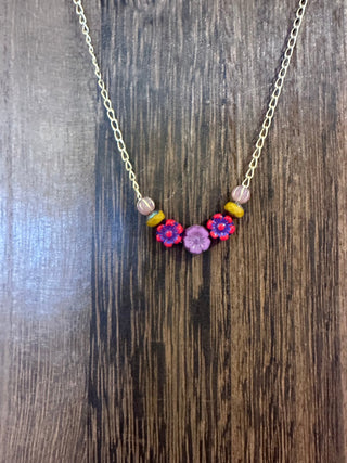 Flower Field Necklace - Simply Sunflowers