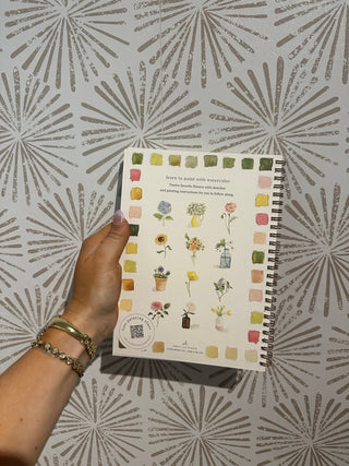 Flowers watercolor workbook - Simply Sunflowers