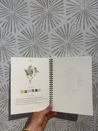 Flowers watercolor workbook - Simply Sunflowers