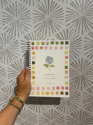 Flowers watercolor workbook - Simply Sunflowers