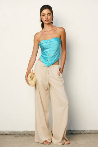 Folklore Linen Pant - Simply Sunflowers