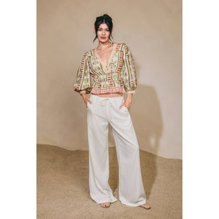 Folklore Linen Pant - Simply Sunflowers