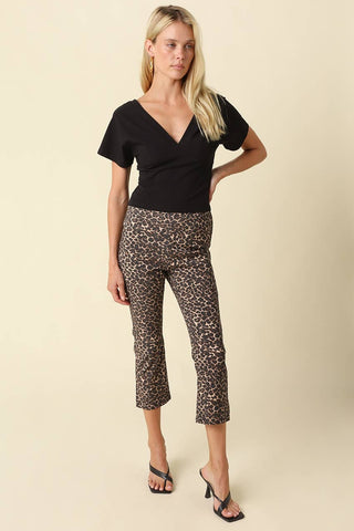Frankie Surplice V-Neck Top - Simply Sunflowers