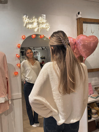 Fresh Snow Cardigan - Simply Sunflowers