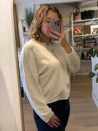 Fresh Snow Cardigan - Simply Sunflowers