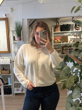 Fresh Snow Cardigan - Simply Sunflowers