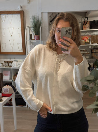 Fresh Snow Cardigan - Simply Sunflowers