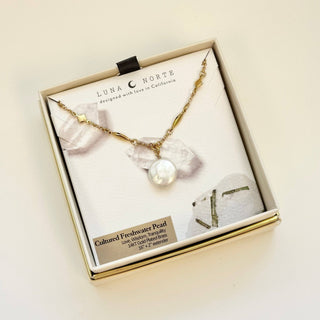 Freshwater Gold Necklace - Simply Sunflowers