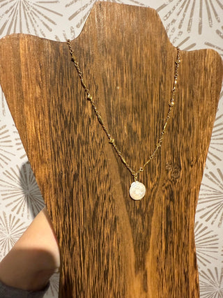 Freshwater Gold Necklace - Simply Sunflowers