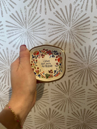 Friend Trinket Dish - Simply Sunflowers