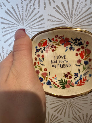 Friend Trinket Dish - Simply Sunflowers