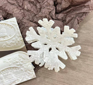 Frosty Snowflake Hair Clip - Simply Sunflowers