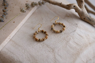 Gaia Gemstone Earrings - Simply Sunflowers