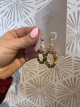 Gaia Gemstone Earrings - Simply Sunflowers