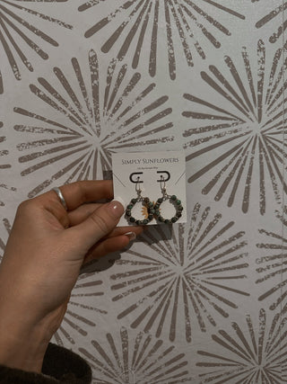 Gaia Gemstone Earrings - Simply Sunflowers