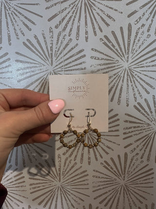 Gaia Gemstone Earrings - Simply Sunflowers