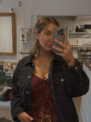 Garnet Ruffle Top - Simply Sunflowers