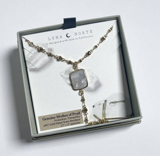 Gemma Lariat Necklace - Simply Sunflowers