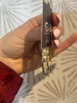 Gemstone Hoop Earring - Simply Sunflowers