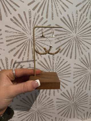 Gemstone Hoop Earrings - Simply Sunflowers